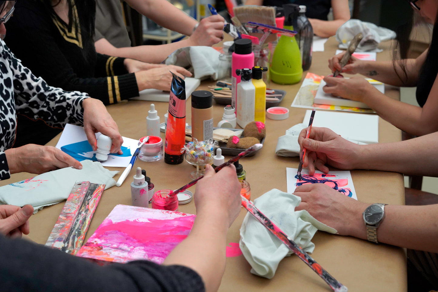 Workshop abstrakte Malerei Mi 2.04.25, 18-21 Uhr