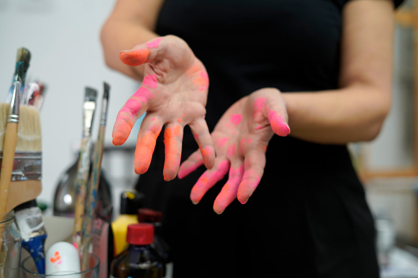 Workshop abstrakte Malerei Mi 2.04.25, 18-21 Uhr