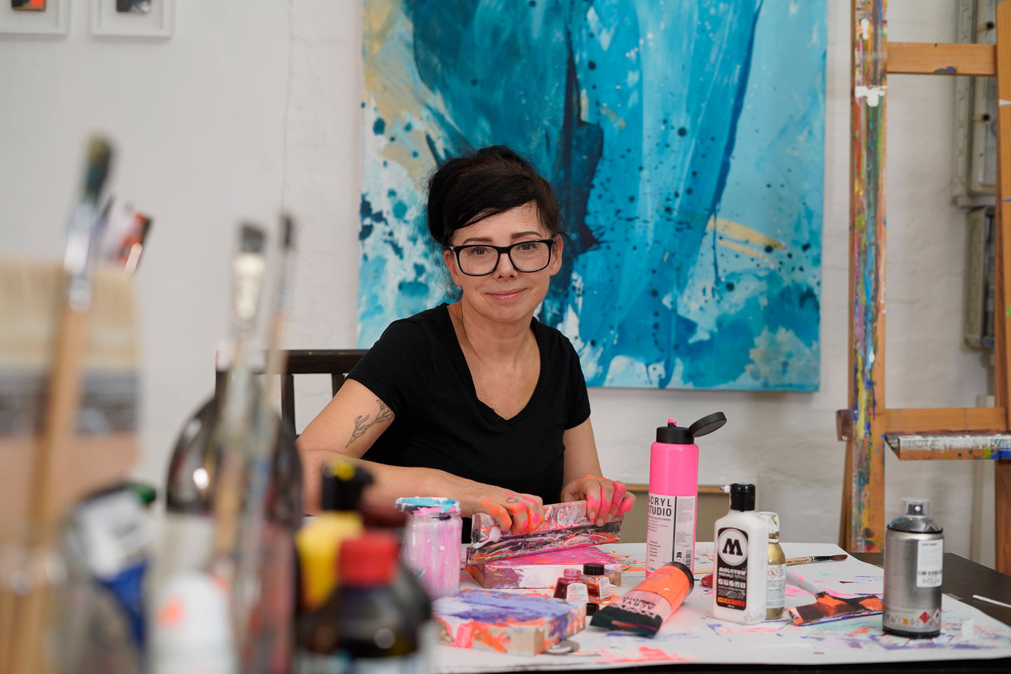 Workshop abstrakte Malerei Mi 2.04.25, 18-21 Uhr