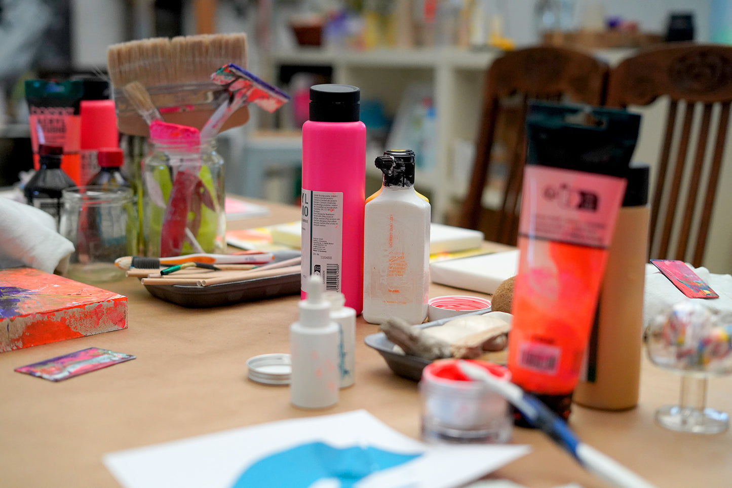 Workshop abstrakte Malerei Mi 2.04.25, 18-21 Uhr